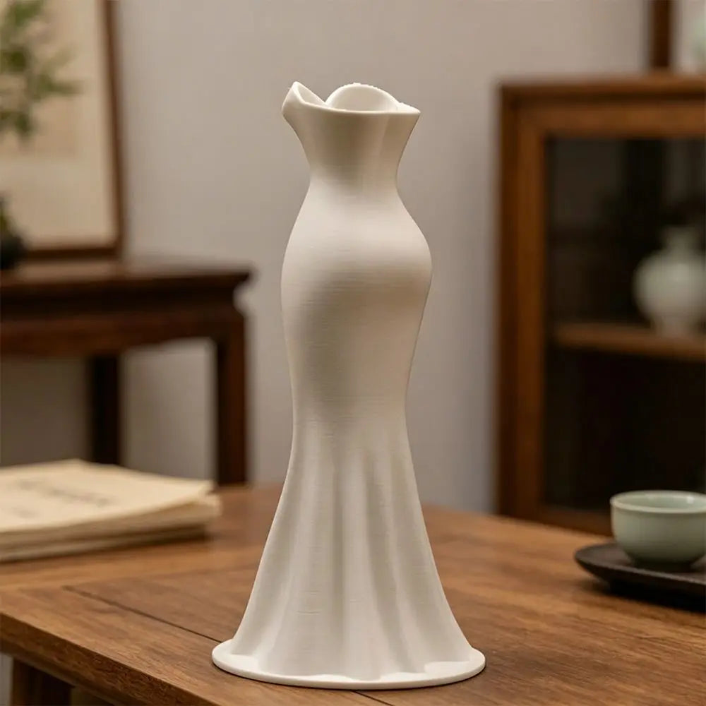 Flower Vases Twisted Design Flower Arrangement Dress Vase
