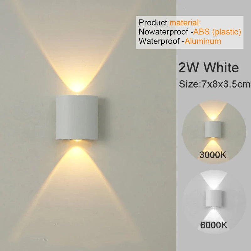 LED Wall Sconces Modern Indoor & Outdoor Lamp.