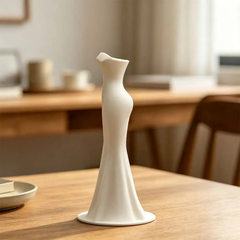 Flower Vases Twisted Design Flower Arrangement Dress Vase