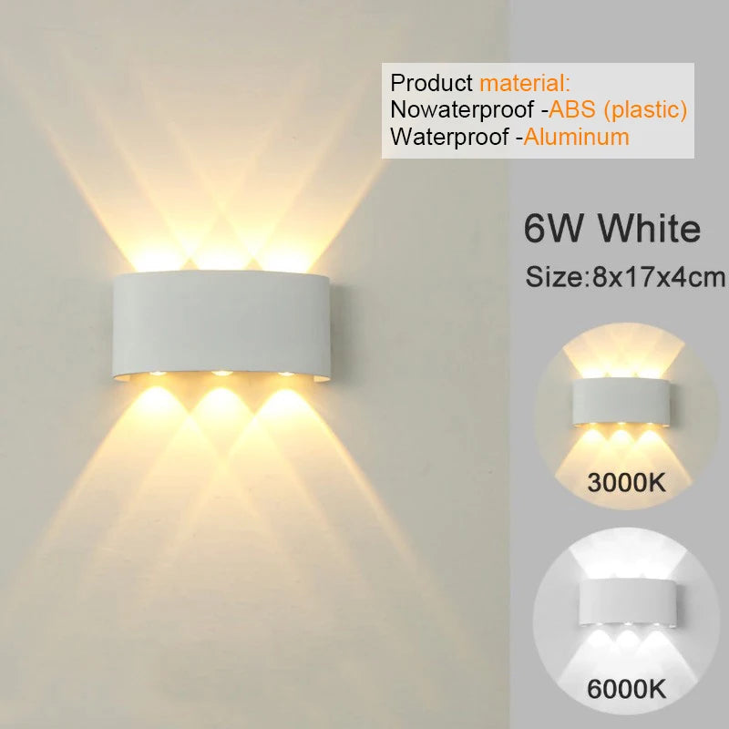 LED Wall Sconces Modern Indoor & Outdoor Lamp.