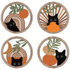 4Pcs Wall Art decor, Hollowed-out Design for living room