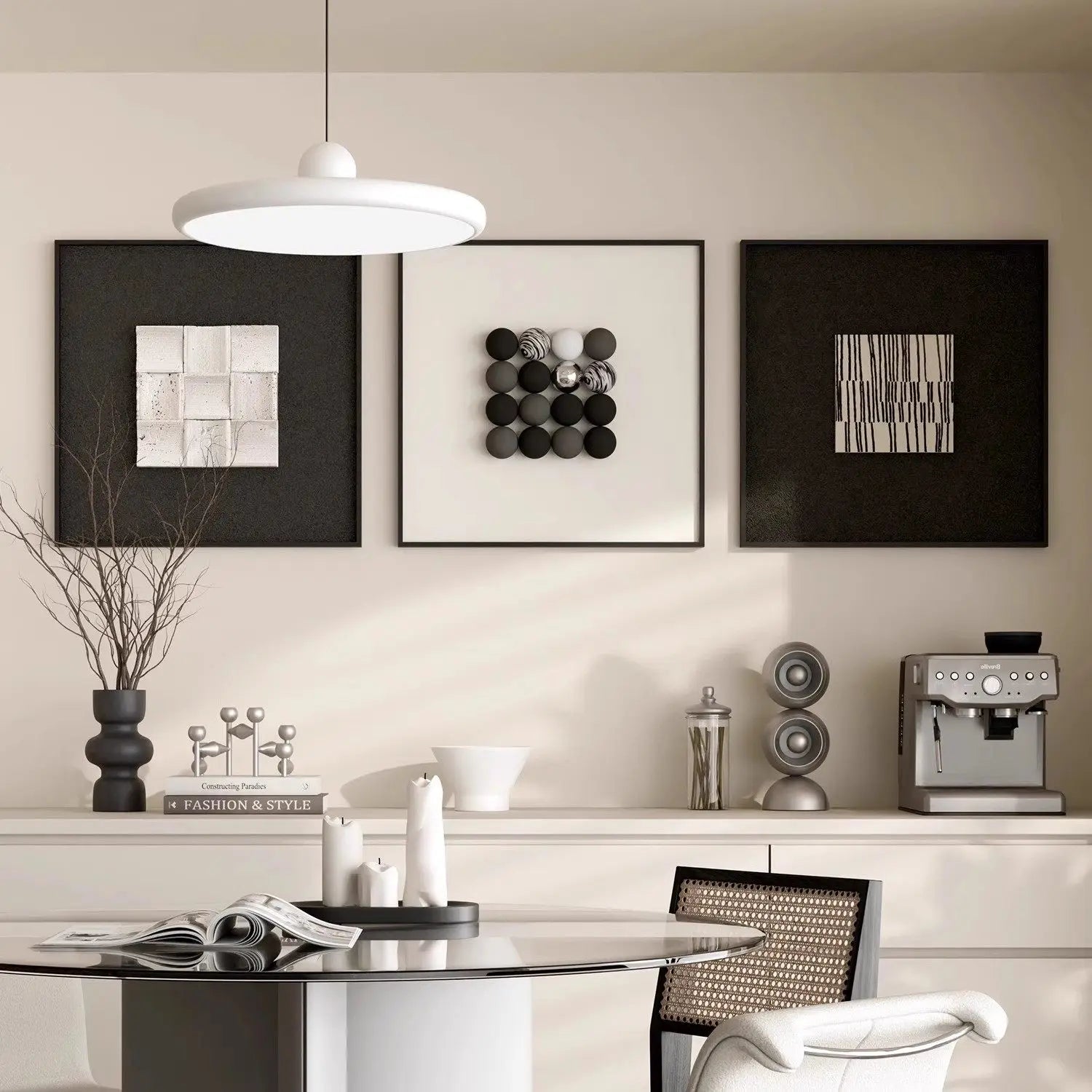 Wall Art Living Room Decoration Vertical Decor