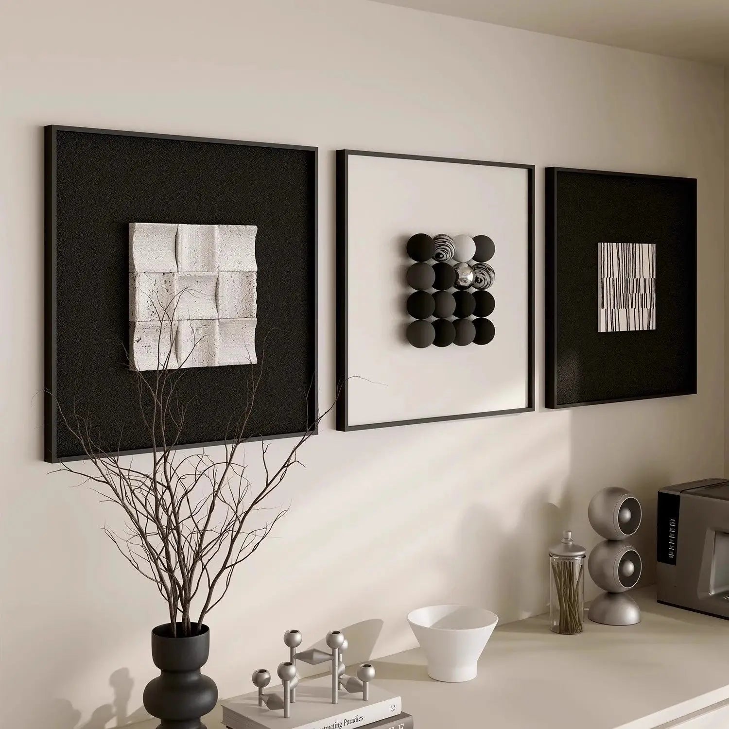 Wall Art Living Room Decoration Vertical Decor