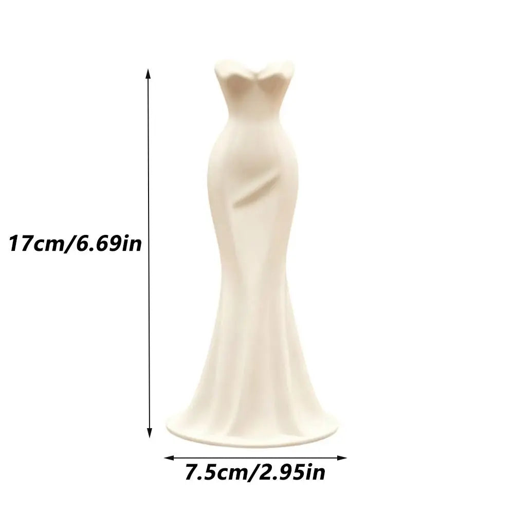 Flower Vases Twisted Design Flower Arrangement Dress Vase