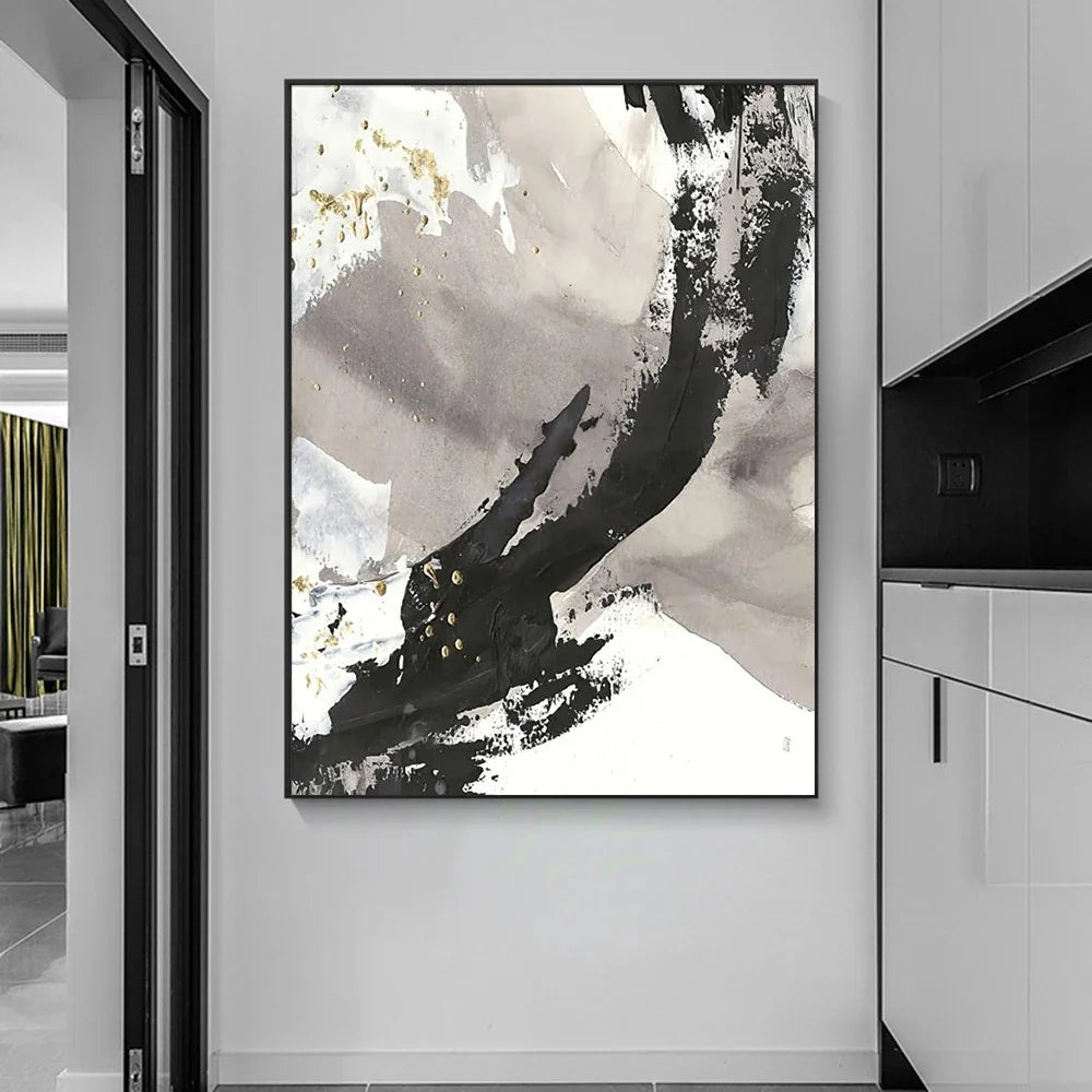 Modern Abstract Wall Art Marble Style Living Room Decoration