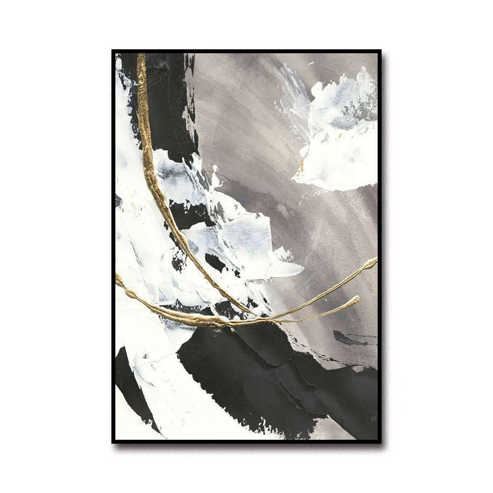 Modern Abstract Wall Art Marble Style Living Room Decoration