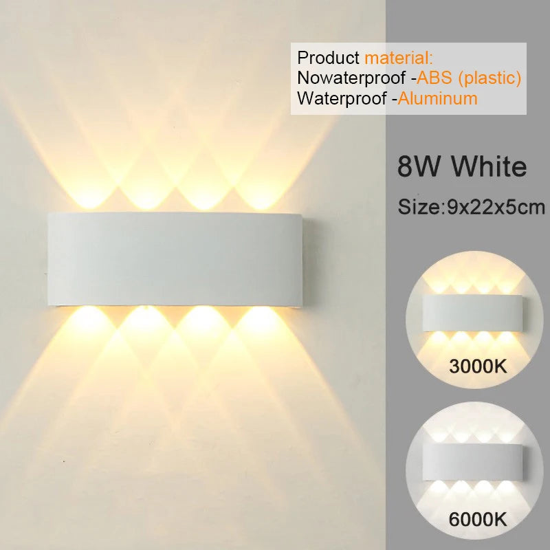LED Wall Sconces Modern Indoor & Outdoor Lamp.