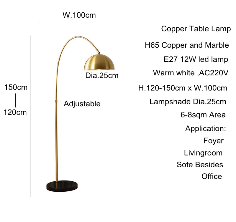 Fishing floor lamp creative Home Lighting living room & bedroom standing lamp