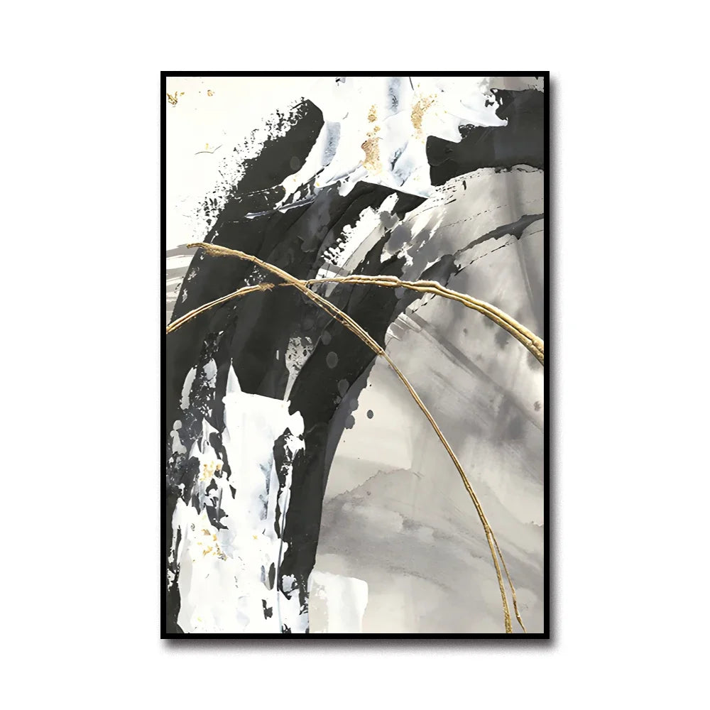 Modern Abstract Wall Art Marble Style Living Room Decoration